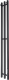 Полотенцесушитель электрический Маргроид Ferrum Inaro СНШ 80x6 3 крючка (черный матовый, таймер справа) - 