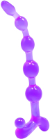 Бусы интимные Baile Bendy Twist / BI-040005 (фиолетовый) - 