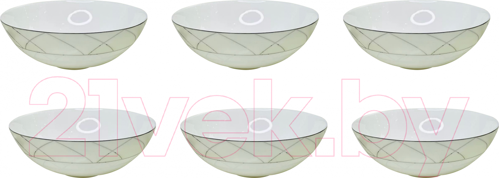 Набор салатников Lenardi Pandora Cream 145-445 (6шт)