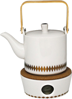 Заварочный чайник Lenardi Tekito на подставке 133-039 - 