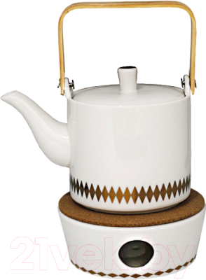 Заварочный чайник Lenardi Tekito на подставке 133-039