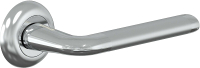 Ручка дверная Браво A-483 SC/C (матовый хром/хром/алюминий) - 