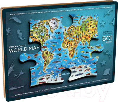 Пазл EWA World Map