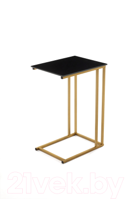 Приставной столик РасГар Престиж (черный/золотой)