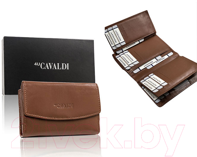 Портмоне Cedar 4U Cavaldi / RD-DB-10-GCL (D.Tan) — фото 2