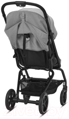 Детская прогулочная коляска Cybex Eezy S+2 BLK с дождевиком и бампером (Lava Grey)