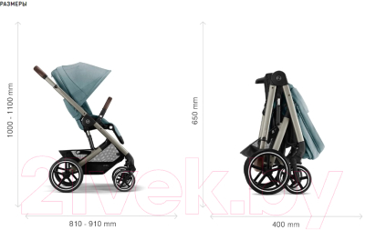 Детская универсальная коляска Cybex Balios S Lux SLV 2 в 1 (Sky Blue)