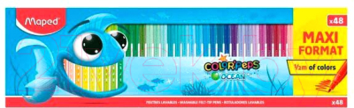Фломастеры Maped Color Peps Ocean / 845727 (48цв)