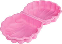 Песочница Paradiso Toys С крышкой Ракушка Maxi / T02243 (розовый) - 