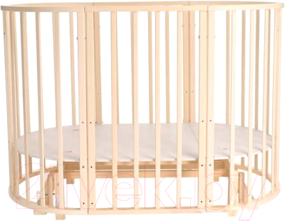 Детская кровать-трансформер Pituso Monica Маятник поперечный / 103529-1 (бежевый)