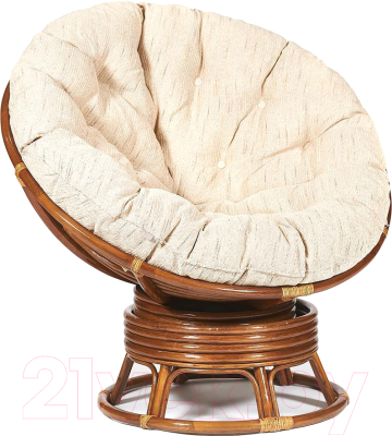 Кресло-качалка Tetchair Papasan W 23/01 B с подушкой (орех/ткань старт)