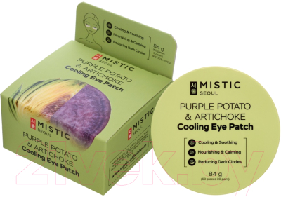 Патчи под глаза Mistic Purple Potato & Artichoke Cooling Eye Patch (60шт)
