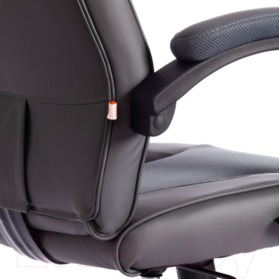 Кресло геймерское Tetchair Racer Gt кожзам/ткань (металлик/серый)