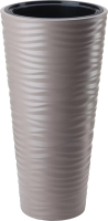 Вазон Formplastic Sahara Dunes Slim / FP-2723-055 (светло-серый) - 