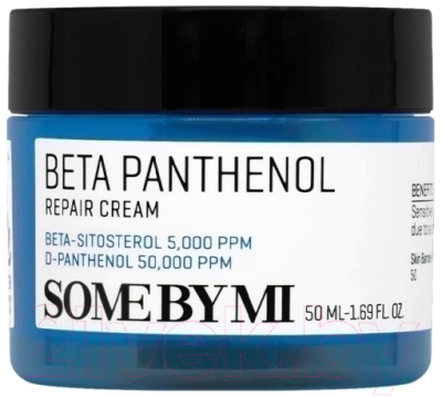 Крем для лица Some By Mi Beta Panthenol Repair Cream Восстанавливающий и успокаивающий (50мл)