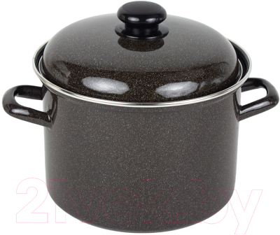 Изображение товара Кастрюля Лысьвенские эмали Коричневый рябчик С-1615 АП2/РкЭК