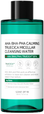 Мицеллярная вода Some By Mi Beta AHA-BHA-PHA Calming Truecica Micellar Cleansing Water (300мл)