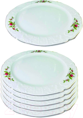 Изображение товара Набор тарелок Lenardi Доминика 205-370 (6шт)