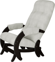 Кресло-глайдер Мебелик Модель 68 (верона лайт грей/венге) - 