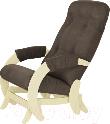 Кресло-глайдер Мебелик Модель 68 (верона браун/дуб шампань)