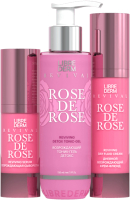 Набор косметики для лица Librederm Rose De Rose Возрождение Красоты Крем+Сыворотка+Тоник  (50мл+30мл+150мл) - 