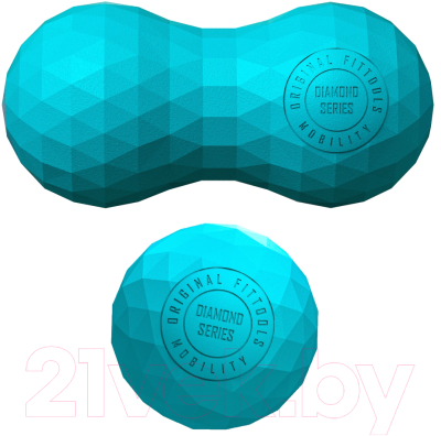 Комплект массажных мячей Original FitTools FT-DIAMOND-TQ