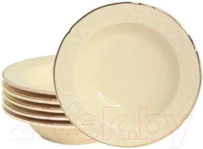 Набор тарелок Lenardi Доминика Крем 205-392 (6шт)
