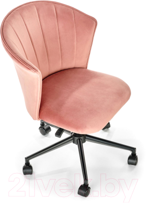 Кресло офисное Halmar Pasco (розовый/черный)