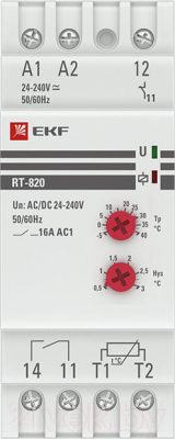 Реле температуры EKF RT-820