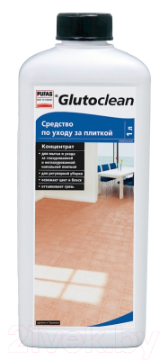 Средство для очистки плитки Pufas Glutoclean Концентрат (1л)