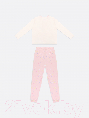 Пижама детская Mark Formelle 567726 (р.164-84, бледно-розовый/горошек на розовом)