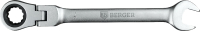 Гаечный ключ BERGER Комбинированный с шарниром 19мм / BG1248 - 