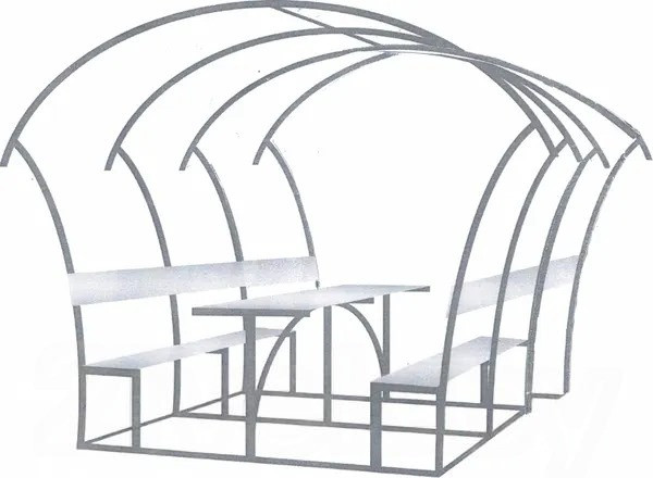 Каркас беседки ВЕЛЕС Астра 3м