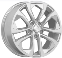 

Литой диск, Тукан 17x7" 5x105мм DIA 56.6мм ET 38мм Toyota Silver