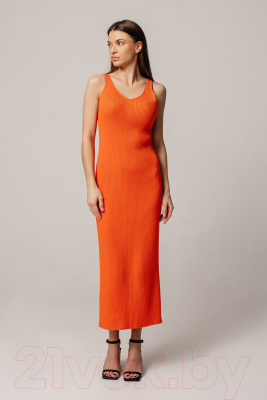 Платье Romgil ТЗ639Х (р.170-176-84-90, ярко-оранжевый)