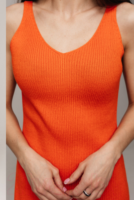 Платье Romgil ТЗ639Х (р.170-176-84-90, ярко-оранжевый)