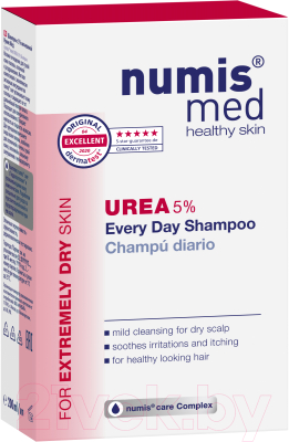 Шампунь для волос Numis Med С 5% мочевиной д/ежедневного применения для сухой кожи/40216000 (200мл)