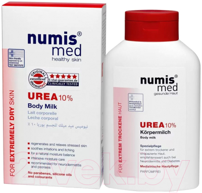 Молочко для тела Numis Med С 10% мочевиной для очень сухой кожи / 40216020 (300мл)