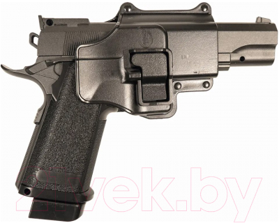 Пистолет страйкбольный GALAXY G.6+ пружинный 6мм (с кобурой)