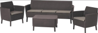 

Комплект садовой мебели Keter, Salemo 3-Sofa Set / 253240