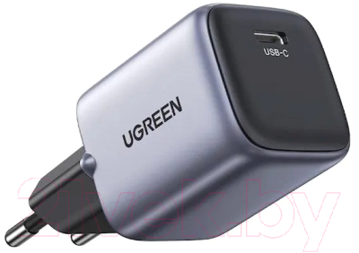 Адаптер питания сетевой Ugreen Nexode Mini USB-C 30W EU CD319 / 90666 (серый космос)