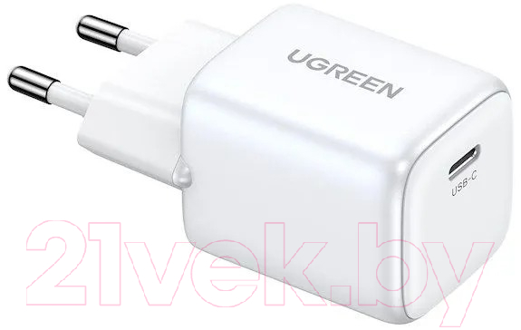 Адаптер питания сетевой Ugreen Nexode Mini USB-C 30W EU CD319 / 15326