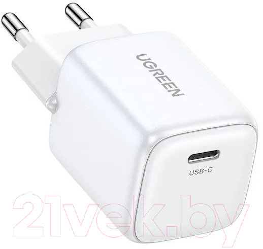 Адаптер питания сетевой Ugreen Nexode Mini USB-C 30W EU CD319 / 15326