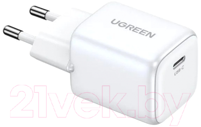 Адаптер питания сетевой Ugreen Nexode Mini USB-C 30W EU CD319 / 15326 (белый)