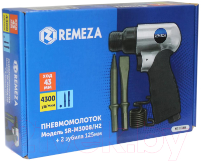 Пневмомолоток Remeza SR-M3008/H2 / 8154980 (с набором зубил)
