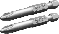 Набор бит BERGER PH0x50мм S2 / BG2396 (2шт) - 