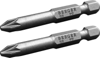 Набор бит BERGER PZ1x50мм S2 / BG2401 (2шт) - 