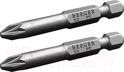 Набор бит BERGER PZ2x50мм S2 / BG2402 (2шт)