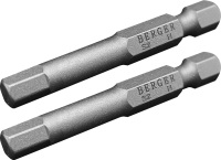 Набор бит BERGER HEX3x50мм S2 / BG2404 (2шт) - 