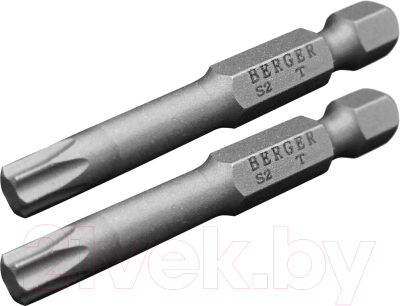 Набор бит BERGER Torx 10x50мм S2 / BG2412 (2шт)